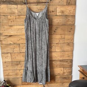 Black and White Patterned Dress